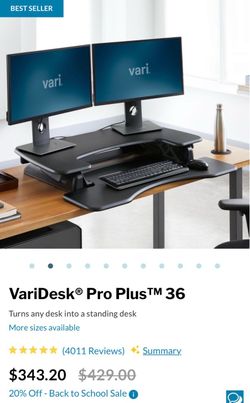 Vari VariDesk Pro Plus 36 Standing Desk Converter