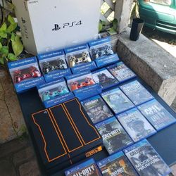 Call of duty Edition 1TB 2017 PS4 has games installed & 1 Control $220! Extra control $40!? $20! Per Game or 7 for $100!. All for $600! Cash & Trade w