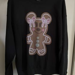 XL Black Gingerbread Sweater