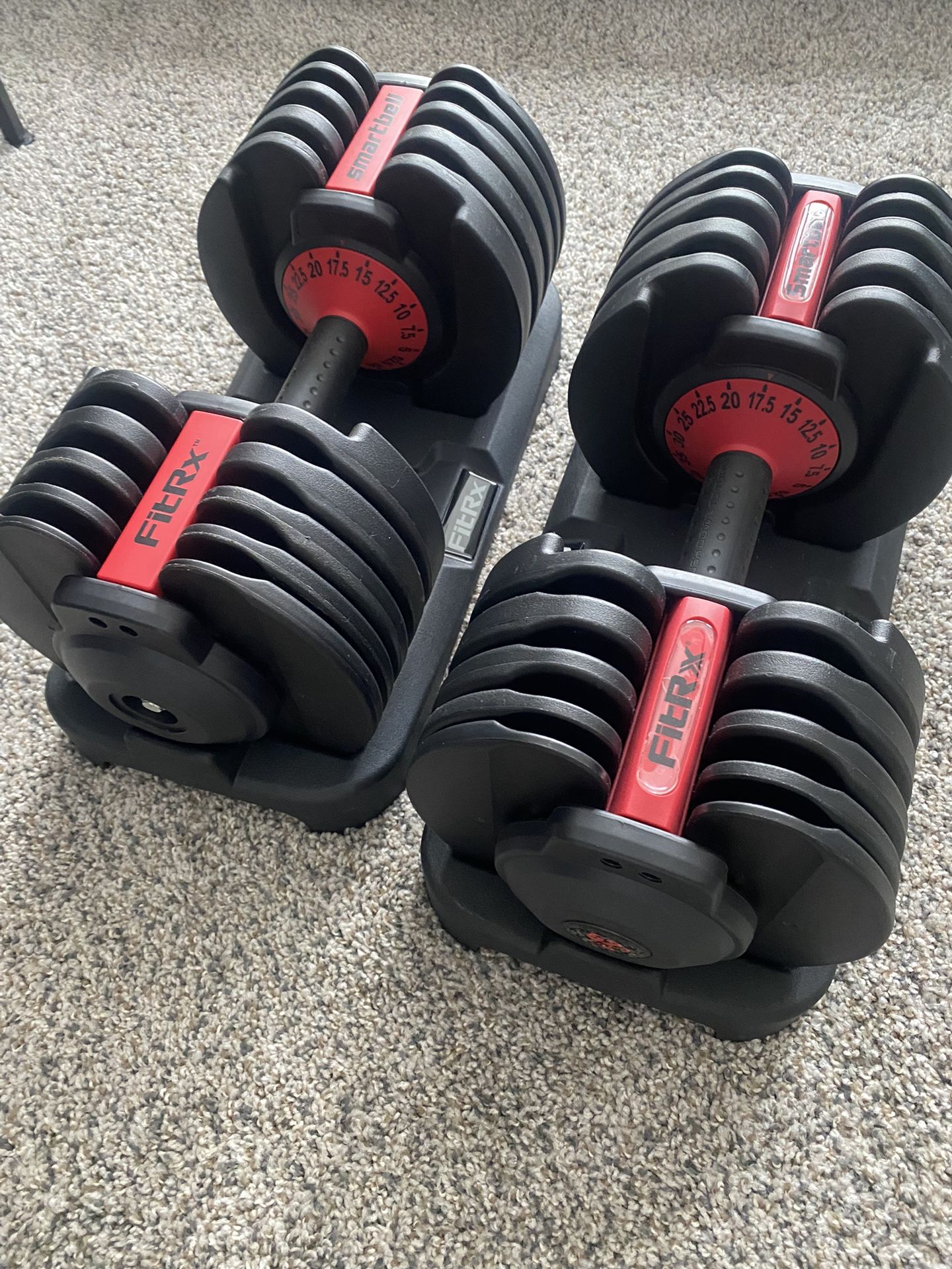 Fitrx Adjustable Smart Dumbbells