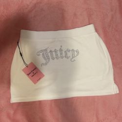 Juicy Couture White Skirt