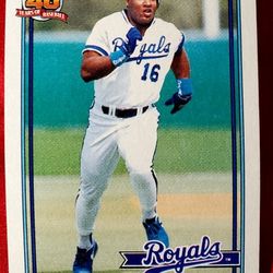 BO JACKSON 91 TOPPS CARD # 600