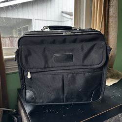 Black Rolling Laptop Bag 16”