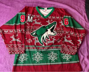 Arizona Coyotes Howler 2018 Concept Howlidays Jersey Size XL MIC