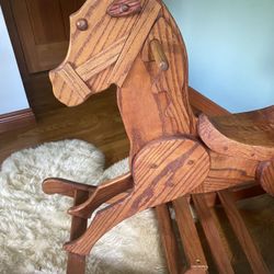 Handmade very safe Toy rocking horse quality 