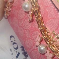 Coach Teri Shoulder Purse With Charms