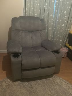 Soft Grey Recliner