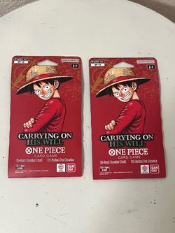One piece Carrying On His Will Sleeved Booster Pack OP13