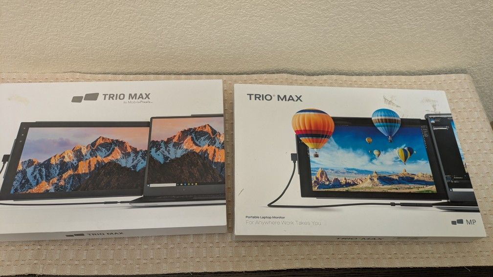 Trio Max Monitors .