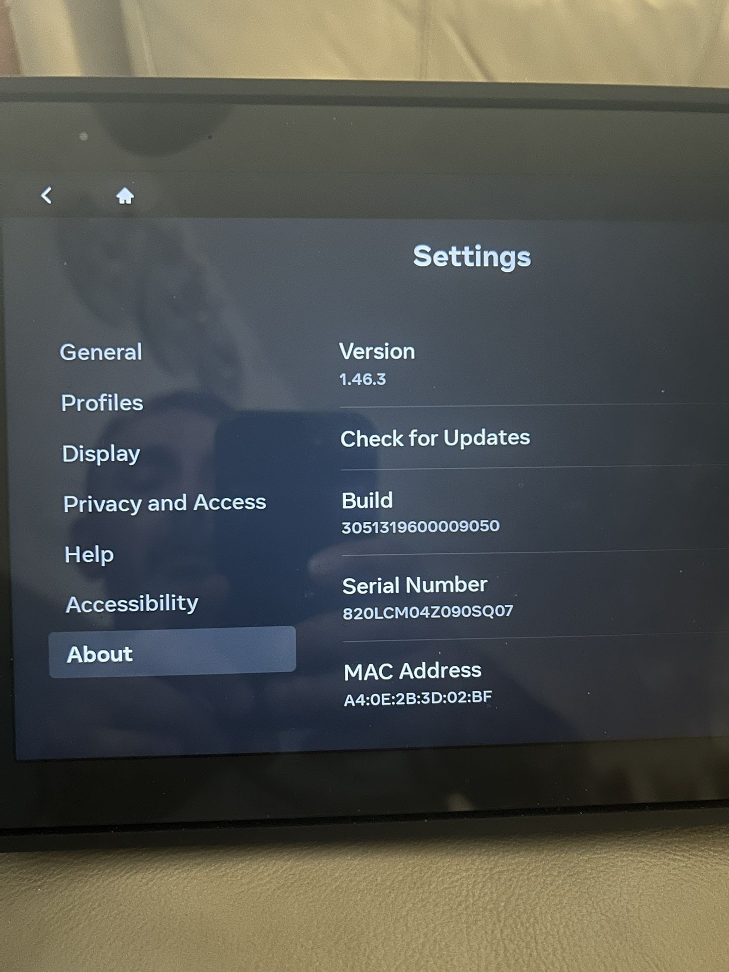 Facebook Tablet