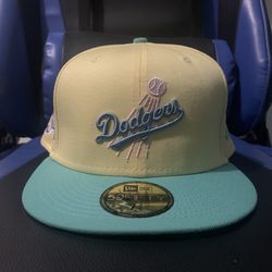 Los Angeles Dodgers 75th World Series 59FIFTY New Era Hat Size 7 7/8 Cap