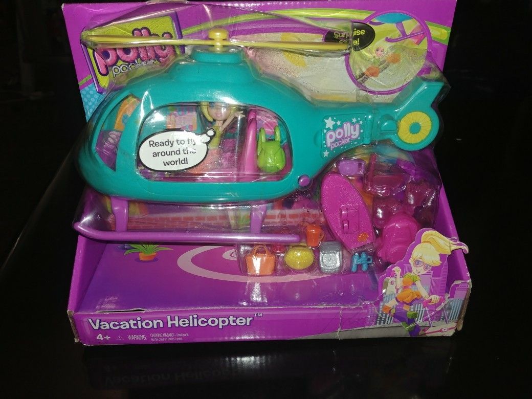 Polly pocket vacation helicopter