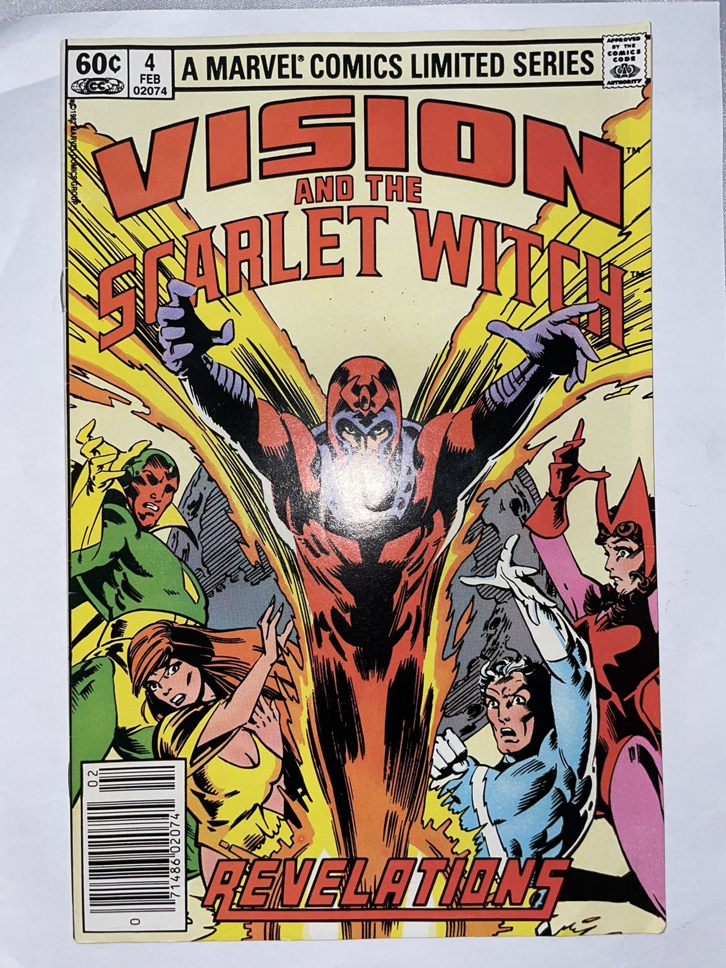 Vintage Vision And The Scarlet Witch Marvel Comic
