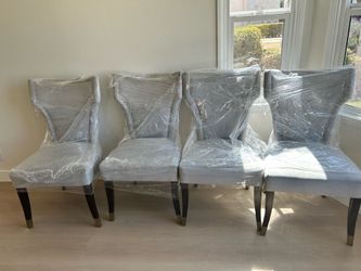 Beautiful 4 cushion chairs