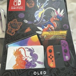 Pokémon Nintendo Switch OLED Scarlet And Violet 