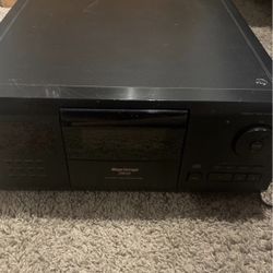 Mega Storage 200 CD Sony Compact Disc Player