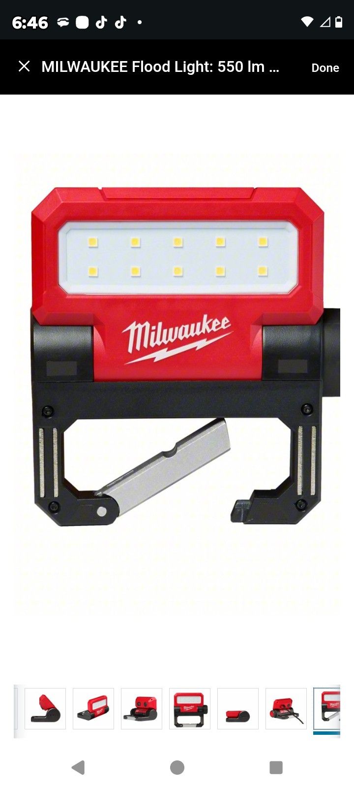 Milwaukee Clamp Light