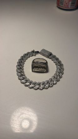 925 diamond bracelet men’s and 925 men’s ring