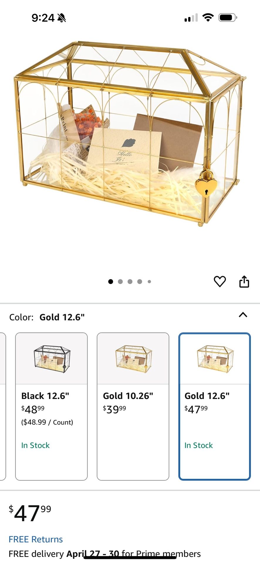 Wedding card box