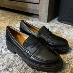 Sézane Albane loafers  Color smooth black  Womens Size 39 (US 8)