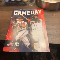 Atlanta Vs Yankees 08/23/21 Booklet 