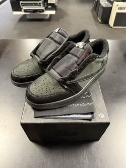 Nike Travis Scott Air Jordan 1 Low OG Black Phantom Size 10