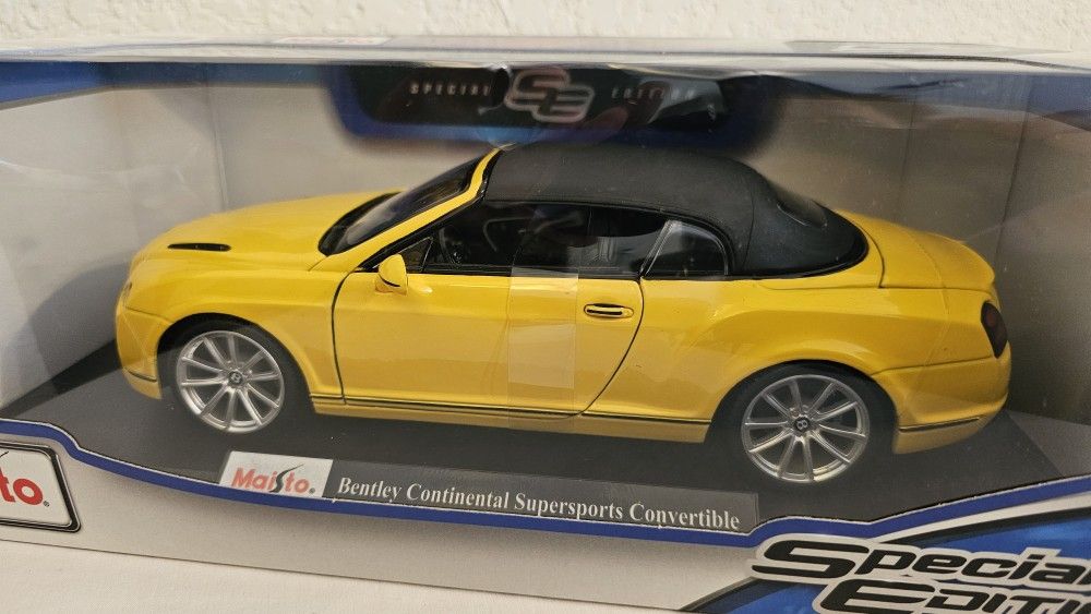 Maisto Bentley Continental MAISTO 1/18 SPECIAL BENTLEY CONTINENTAL
