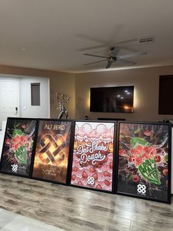 Large Poster Frames (with posters) 24x36