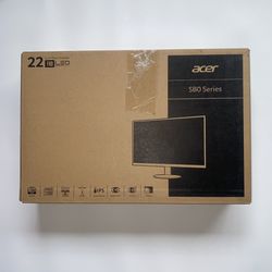 New Acer Monitor 21.5 Inch Full HD (1920 x 1080) IPS Ultra-Thin Zero Frame Computer Monitor