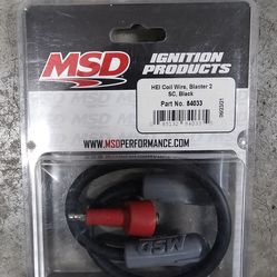 MSD HEI Coil Wire Blaster 3, Super Conductor Black