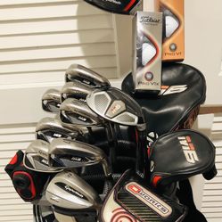 Taylormade M3 Golf Set Irons 5-PW with Steel Shafts, Taylormade M6 Driver