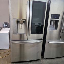 LG REFRIGERATOR STAINLESS STEEL WITH SHOSE 👌