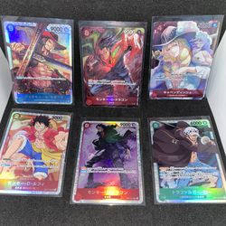 Super Rare And Rare One Piece Cards 