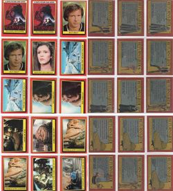 TOPPS STAR WARS RETURN OF THE JEDI 93 CARDS 1983