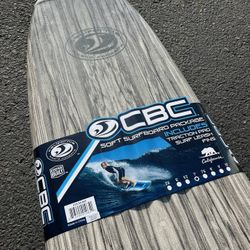 NEW 7ft Soft Top Foam Surfboard 7'0 Foot  Longboard Surf Board Like Wavestorm 