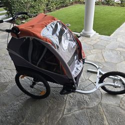 Burley D’Lite Kids Bike Trailer & Stroller – Great Condition