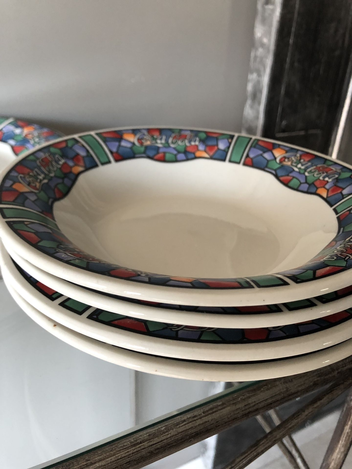 Coca Cola plates