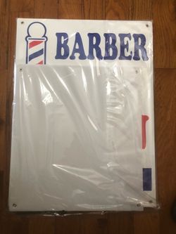 Barber shop signs
