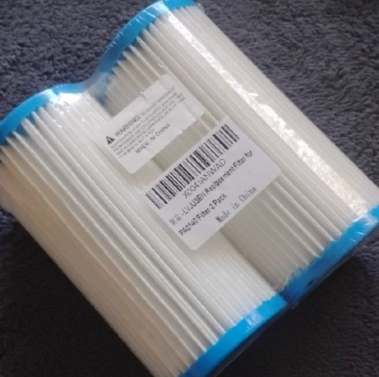 Blue and White Replacement Filter For PAO140 2pack