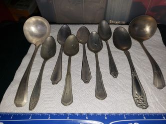 Nickel plate eating utensils