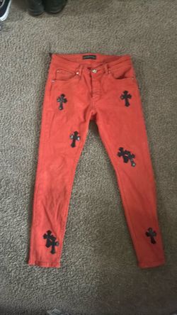 chrome heart pants