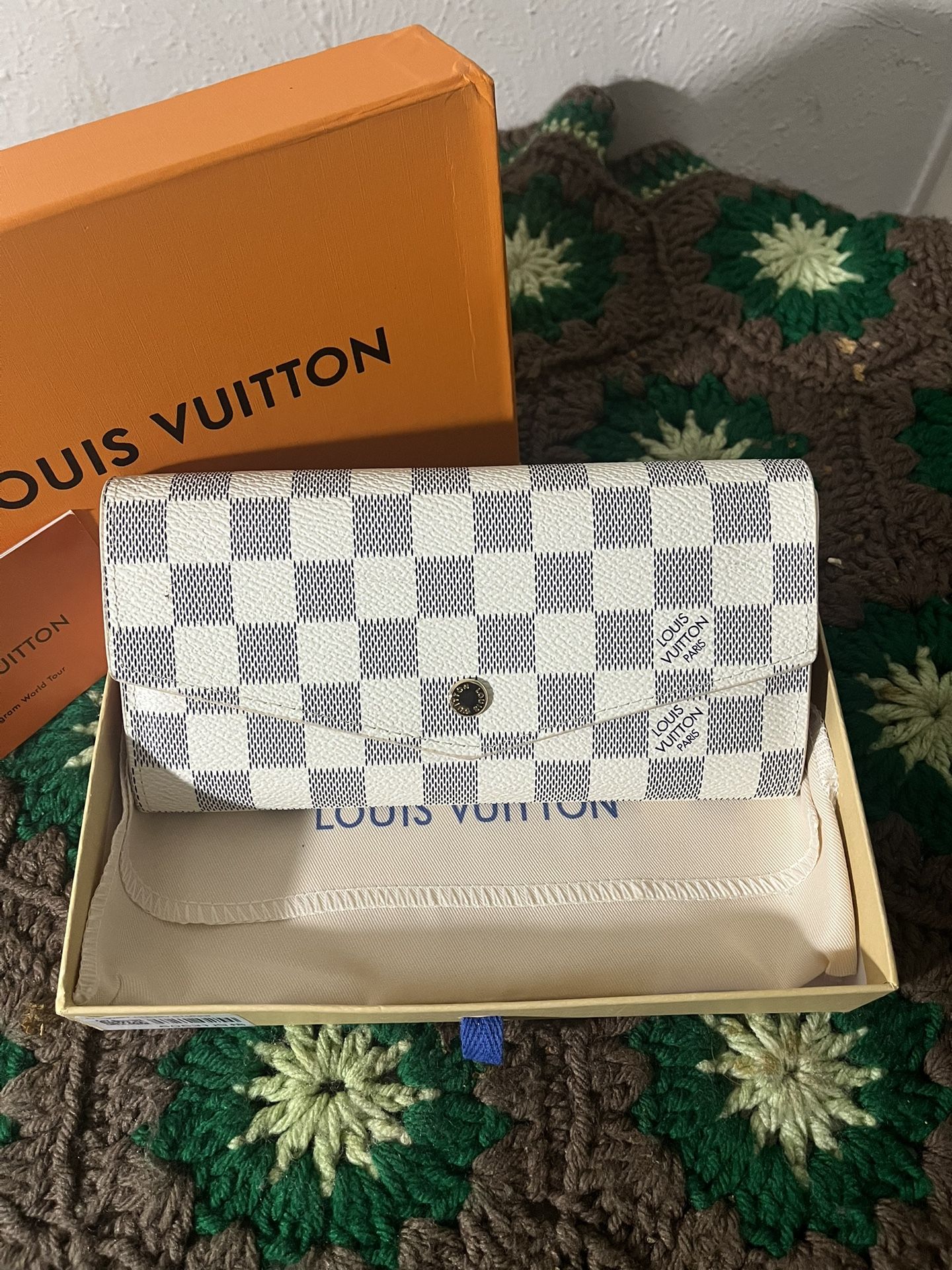 Louis Vuitton Monogram Sarah Wallet Damier Graphite🔥