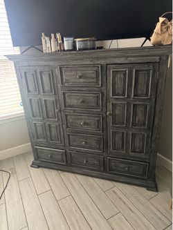 Gray dresser