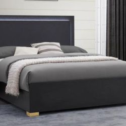 Marceline LED Queen Bed 