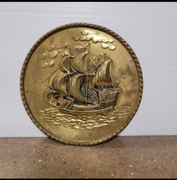 Brass Wall Nautical Plate