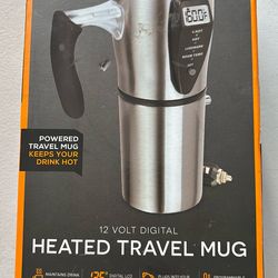 Coffee 12 Volt Digital Heated Travel Mug