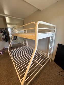 Kids Bunkbed Full Size bottom Twin on top
