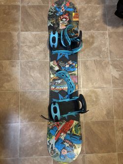 burton captain america snowboard