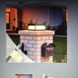 MVBT 7.9" Outdoor Post Light, AC100-240V Pillar Lights Hard Wired