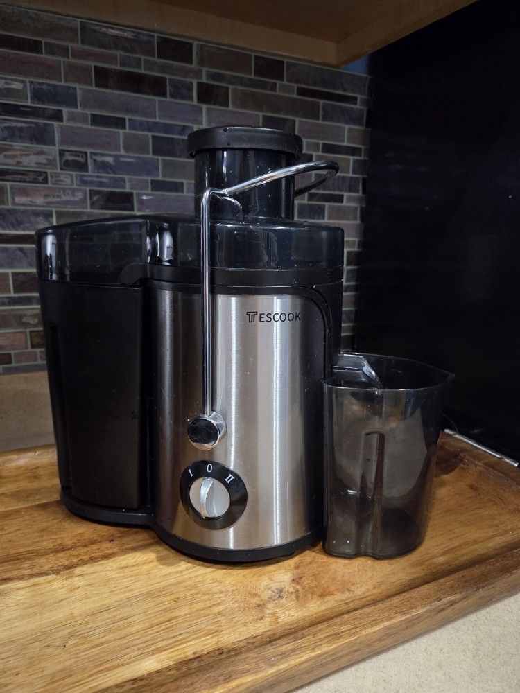 Tescook Juicer – Fresh Juice Maker, Stainless Steel 🍹